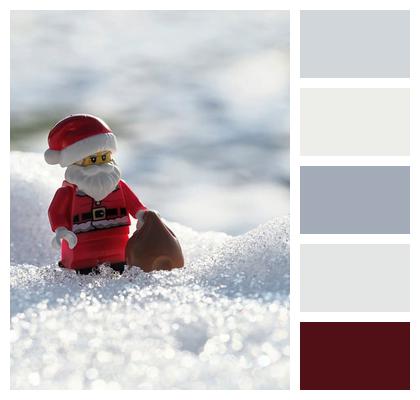 Santa Claus Lego Minifigure Image